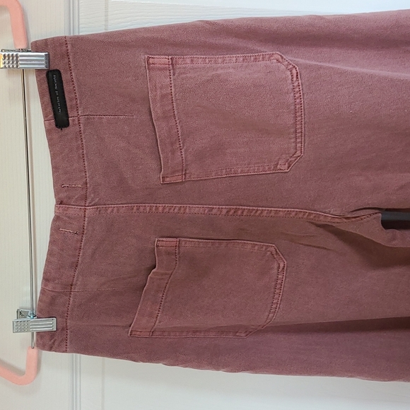 TAMMY Wide leg, high rise dusty pink jeans 27 - Picture 5 of 9